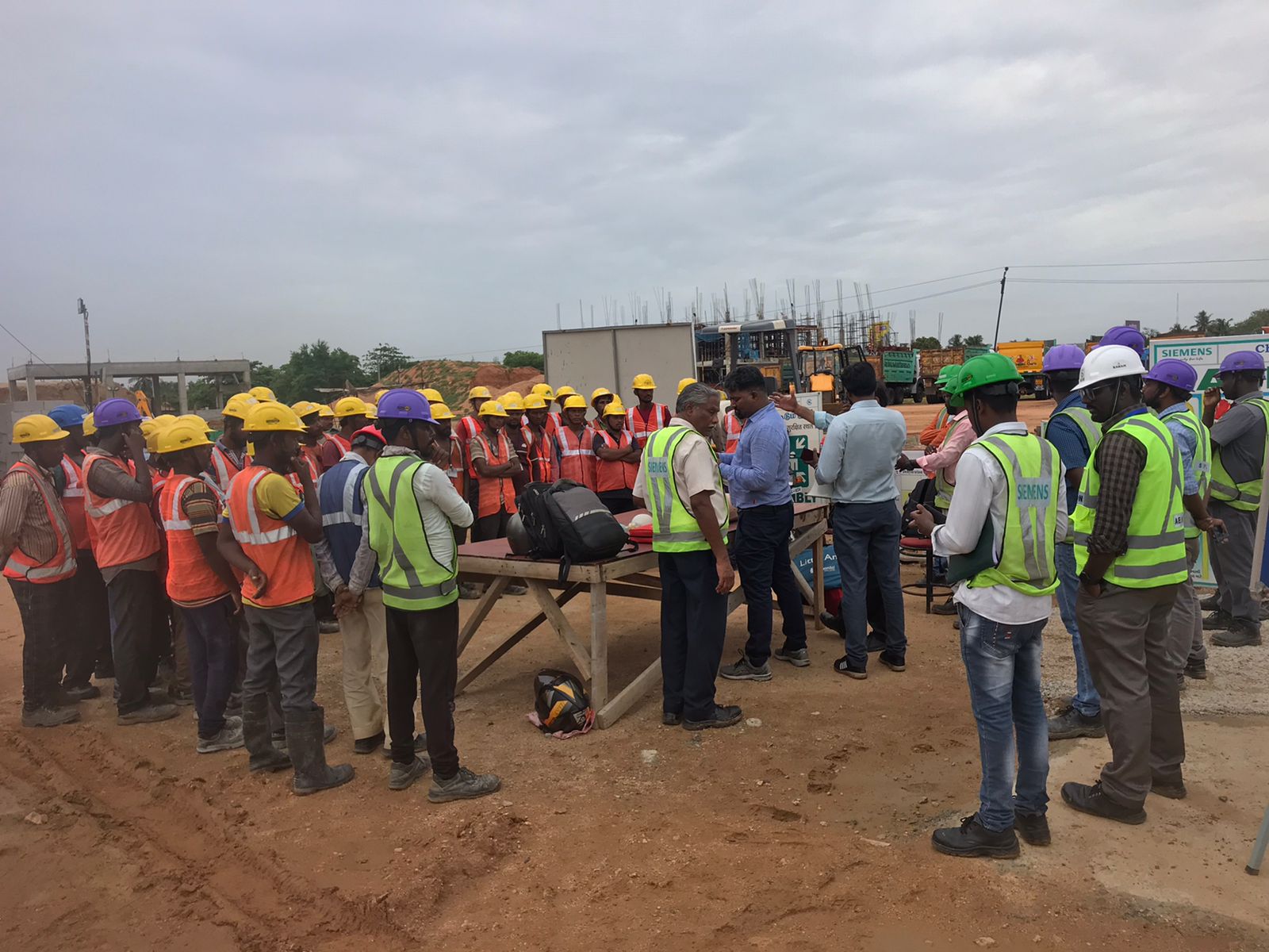 Fire safety and evacuation training session