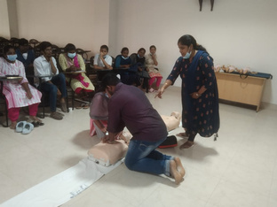 E.S. College of Nursing classroom session