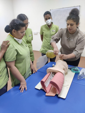 SMVMCH CPR training